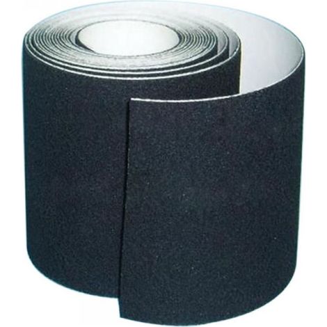 Bande Antidérapante Adhésive pour Escaliers, Friction, Abrasif pour les Sécurité, Escabeau, Intérieur, Extérieur, Haute Traction, 10CM x 5M, Noir (1/5)
