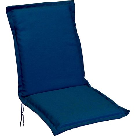 CUSCINO TOP SCHIENALE BASSO 45X94XH4CM BLU