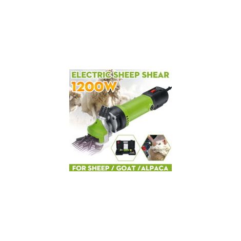 690W 2400 tr/min 6 vitesses tondeuse à cisaillement électrique fournitures tondeuse cisaillement moutons chèvres alpaga cisailles vert (1/5)