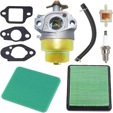 Carburateur et Joint avec Bougie de Filtre à air pour Moteur Honda GCV160 HRB216 HRR216 HRS216 HRT216 HRZ216 (1/4)