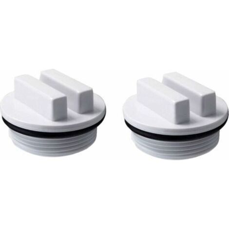 Bouchon D Hivernage - Filetage NPT 1/2 Pouces - Pour Filtres De Piscine - Compatible SP1022C - Lot De 2 (1/4)
