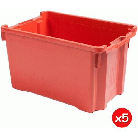 CASSETTA MULTIUSO CHIUSA CASSE AGRICOLE PER RACCOLTA UVA OLIVE 40 LITRI 21691/5 (1/3)
