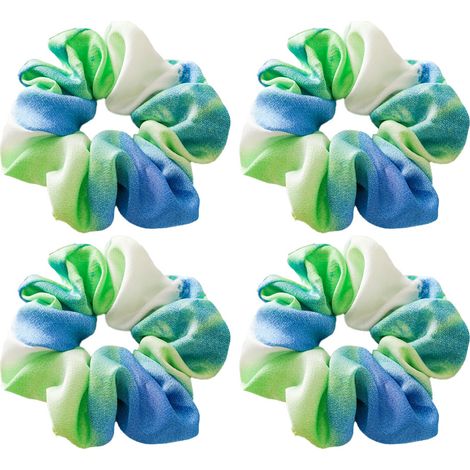 Lot de 4 élastiques à cheveux, accessoires pour cheveux, cordons pour cheveux, chouchous élastiques pour queues de cheval (1/5)