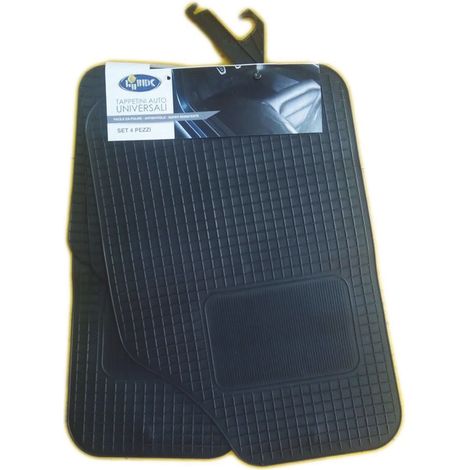 Set 4 Tappeti per Auto in PVC Sagomabili Lubex