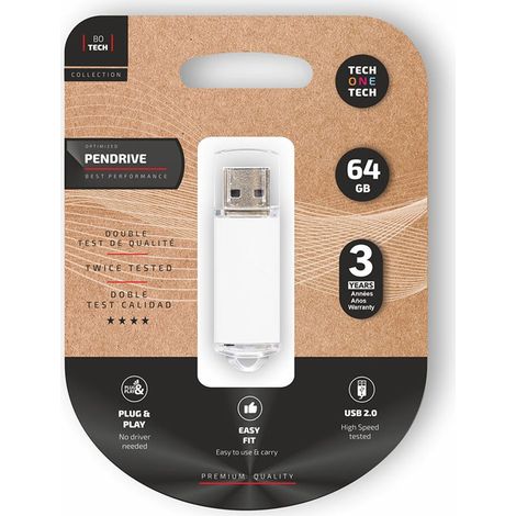 USB 2.0 "Pro Basic" USB-Stick (64 GB) weiß (1/2)