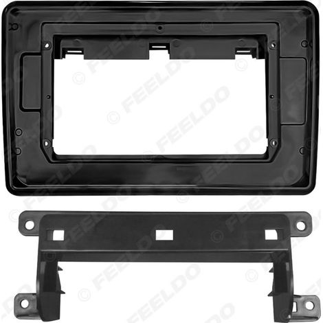 Compatible avec le cadre de modification du panneau de navigation grand écran Android de la Toyota Vios Yaris L 2020, cadre polyvalent de 10 pouces.