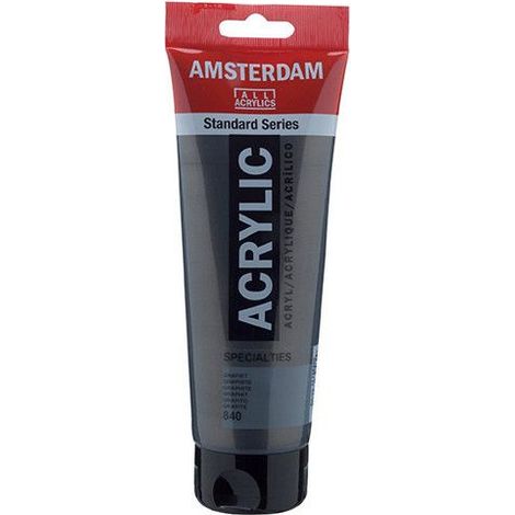 Peinture Acrylique en tube - Gris graphite - 840 - Amsterdam - 250ml