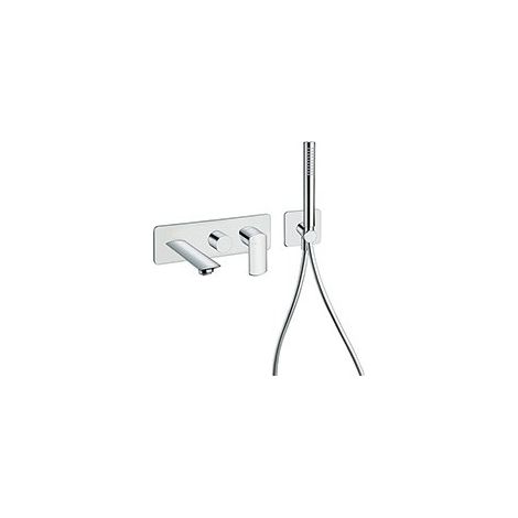 BAIN DOUCHE MURAL PROFILO ENCASTRE 2 SORTIES - CRISTINA ONDYNA PF10251 (1/2)