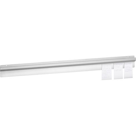 Royal Catering – Porte bons de commande à billes en acier inoxydable – Longueur 100 cm – Fixation murale pour restaurants et bars – Système d'insertion rapide