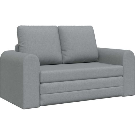 Folding Sofa Bed Light Grey 148 x 71 x 83 cm Fabric vidaXL