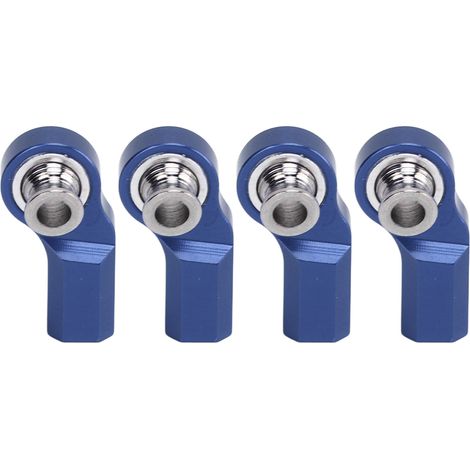 4 Pièces Têtes de Direction M3 en Alliage d'Aluminium Acier pour Voiture RC Axial SCX10 1/10, Bleu Foncé (1/5)