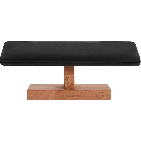 Présentoir à bracelets en bois noir, idéal pour ranger bracelets et montres. (1/5)