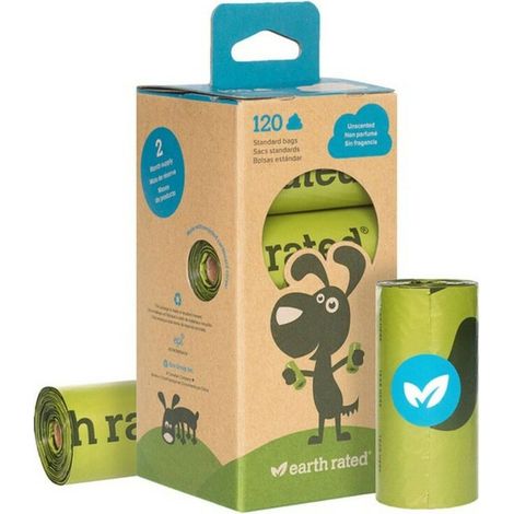 ROLLOS BOLSA mascota recambio sin perfume 8 x 15 u
