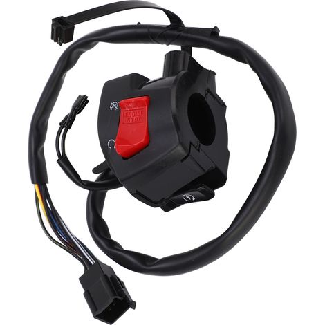 Poignée droite démarreur coupe-circuit interrupteur d'arrêt remplacement pour CBR600F4i 2001-2006 (1/5)