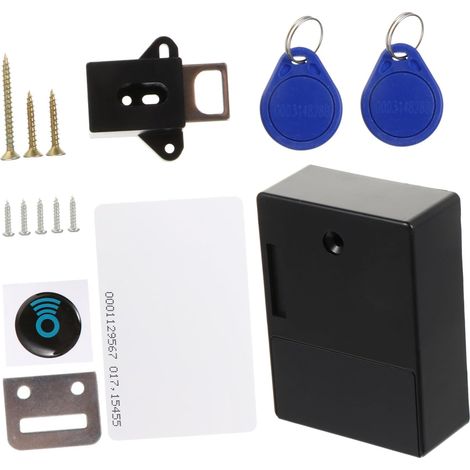 Serrure RFID invisible pour armoire, sans pile, en ABS durable (1/5)