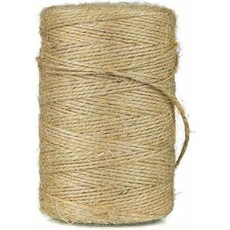 Corde En Chanvre - 2 mm - 200 M - Pour Décoration Intérieure Extérieure - DIY Artisanat - 1 Pièce (1/5)
