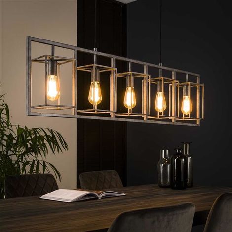 Industrial Ceiling Light Winston cube (1/4)