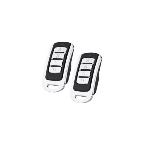Set di 2 telecomandi per apertura porte da garage 250-868 MHz per trasmettitori portatili Hörmann HSM4 HSE4 SE2 HSM4. Compatibile con i trasmettitori portatili Marantec Digital D302 D304 D384. Compati