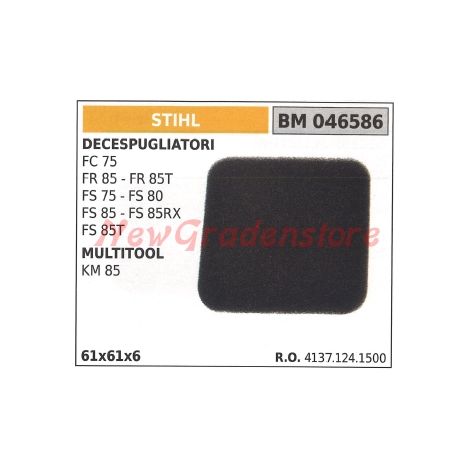 STIHL Luftfilter für Freischneider FC 75 FR 85 Multitool KM 85 046586