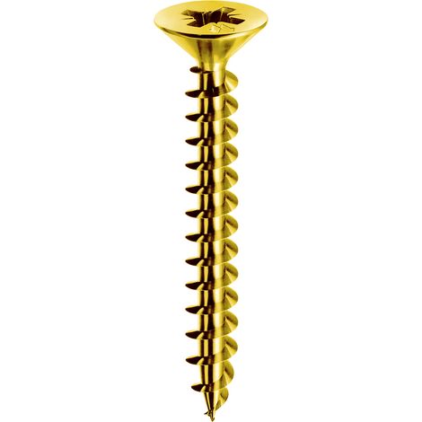 Mustad VITE PANELVIT TSP FERRO OTTONATO  mm.4x50 5.00 centinaia