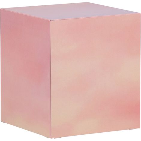 Table d'Appoint Design "York" 45cm Rose (1/5)