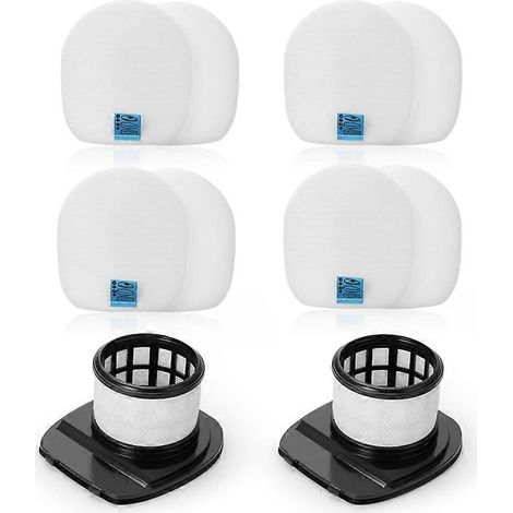 Ersatzfilter für Staubsauger, kompatibel mit Zubehör für Shark-Staubsauger, 2 Filterkartuschen und 4 Schaumstofffilter (1/5)