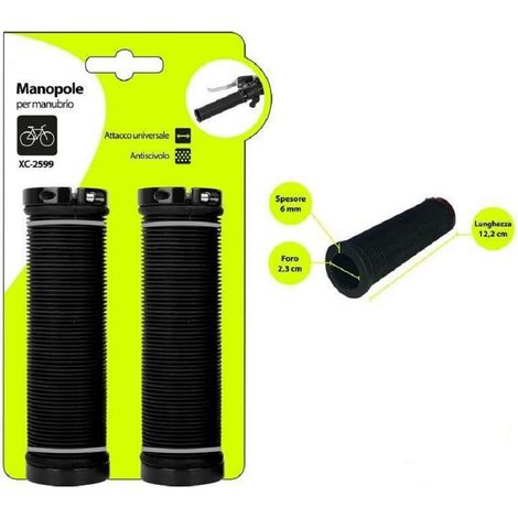 Trade Shop - Par De Perillas De Manillar Bici Ataque Universal Antideslizante Xc-2599 -