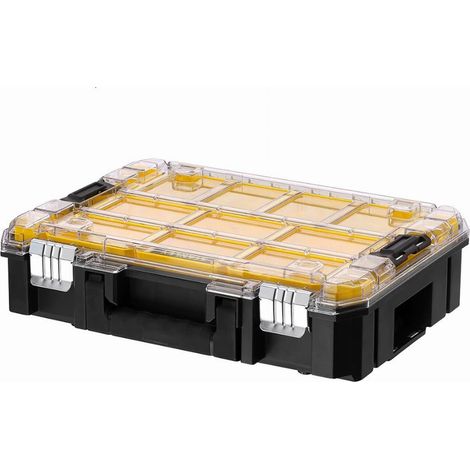 Stanley – Organisateur de couvercle transparent 10 compartiments – Dimensions 119x337x440mm – Imperméable IP65 – SKU FMST829671