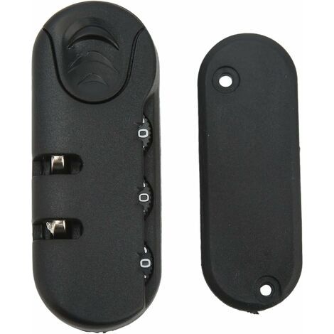 Candado de seguridad para maletas, candado de combinación para equipaje, combinación de 3 dígitos, código de alta seguridad, candado de repuesto para equipaje de viaje, apto para maletas.