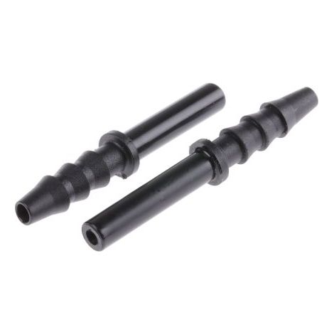 Adaptateur tube à tube droit Legris LF3000 vers Enfichable, 3,2 mm Enfichable 4 mm ( Prix pour Paquet de 5 )