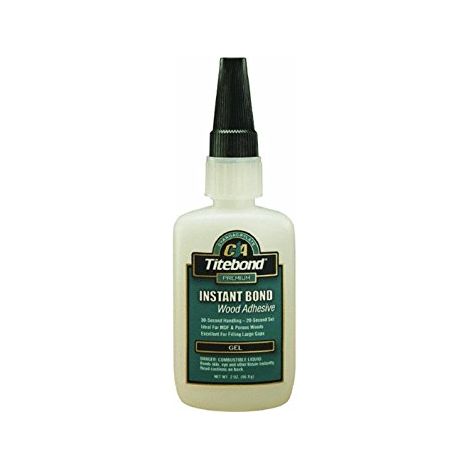 Colle instantanée universelle – Gel 56 8 ml – Pour bois dur et teck – Application précise pour espaces confinés – Titebond