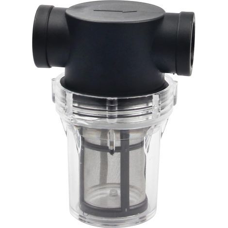 25-mm-Inline-Wasserfilter (1 Zoll) für Wasserpumpen, mit 100-Mesh-Edelstahlsieb, Inline-Filter für Gartenbewässerungspumpen