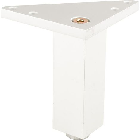 FA002 100 mm verstellbarer Möbelfuß, matt verchromt SANS MARQUE
