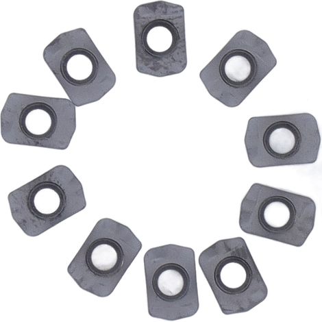 10 beschichtete Hartmetall-Schneidwerkzeuge, Wendeschneidplatten für CNC-, Holz- und Metallbearbeitung, 10-teiliges Set (1/5)