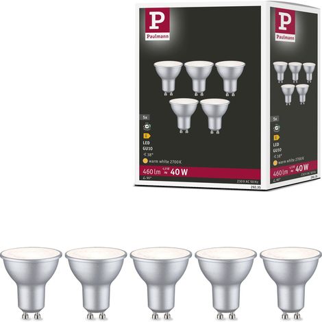 Spot paulmann 29235 pack 5 LED 460lm 2700K