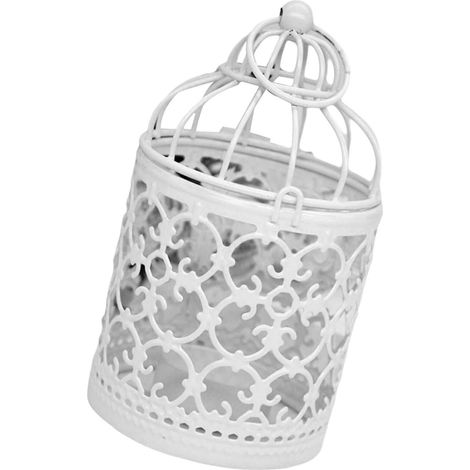 Élégant support de cage à oiseaux en métal pour décoration de la maison (1/4)