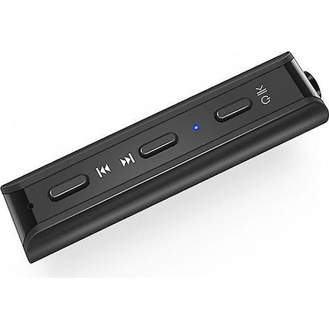 rcepteur Bluetooth 5.0 Jack 3,5 Mm, Adaptateur Audio Sans Fil Kit Mains Libres Voiture Micro Intgr Et 2 Connexions D'appareil, Sortie Stro Audio P (1/5)