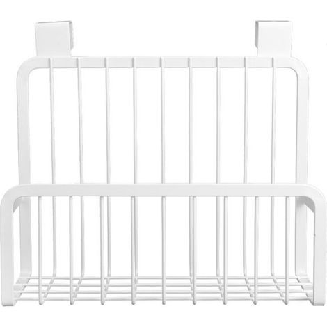 Household kitchen cabinet hanging basket bathroom door hanging storage rack organizer (1/5)