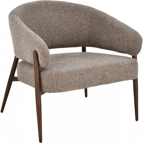 Amadeus - Fauteuil Curve noyer marron (1/5)