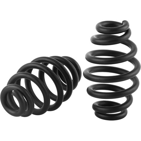 1 Paire de Ressorts en Acier 3" pour Siège Solo Chopper Bobber - Noir Mat (1/5)