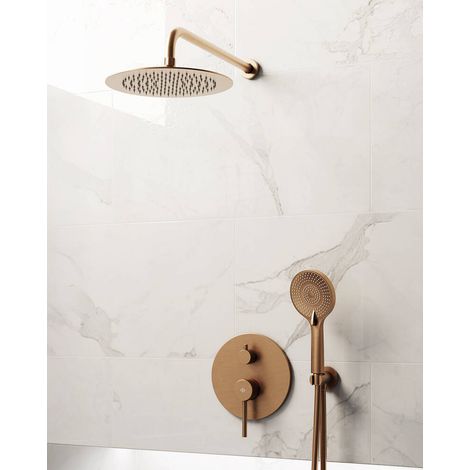 Conj. Empotr. Monomando Sirio Cb + Rociador Pared - GME