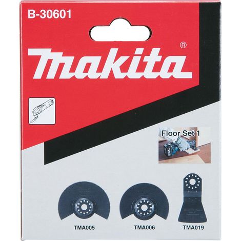 KIT DECOUPEUR PONCEURS PARQUET 4 PCS MAKITA B-30601
