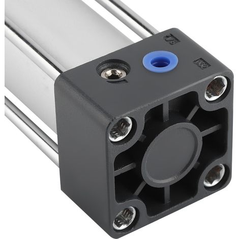 Vérin pneumatique double effet à tige filetée, alésage 32 mm, course 200 mm, raccord air comprimé (1/5)