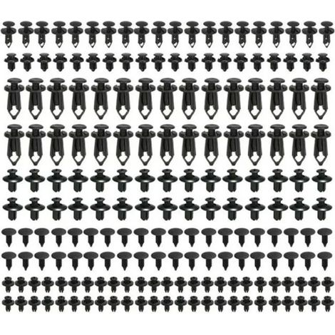 190 remaches de plástico para fijación de clips de orificios de automóviles, paneles de empuje y molduras (1/5)