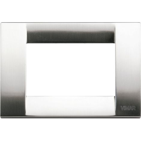 Placca Classica 3M nichel spazzolato Vimar Idea 16733.34