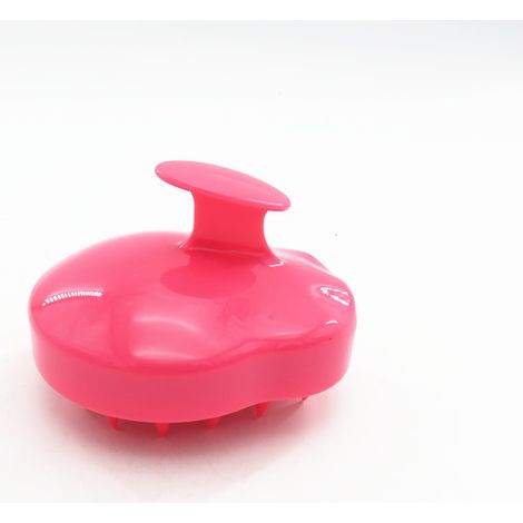 Brosse à shampoing en silicone rouge, brosse de massage du cuir chevelu, peigne à shampoing, masseur de shampoing pour adultes, peigne lissant pour cheveux, produit de beauté.