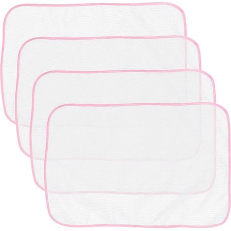 Tapis de repassage roses, maille de protection haute température, lot de 4, pour usage domestique. (1/5)