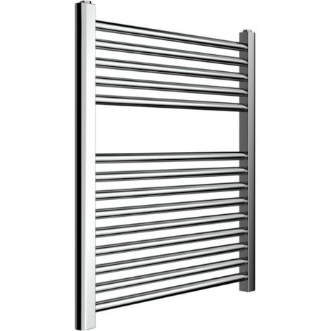 Termoarredo cromato bagno in acciaio calorifero termosifone scaldasalviette  misure h680xl600xi550 14 tubi - pezzi 1 (1/5)