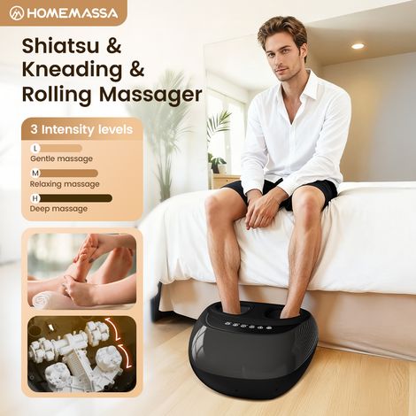 Bain de pieds massant intelligent corps entier, réglages de puissance et de chaleur multiples, compatible avec la plupart des tailles, adaptateur UE, cadeau idéal pour seniors, usage polyvalent.