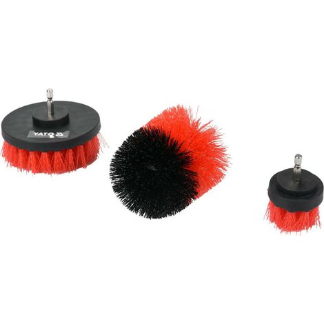 Set di spazzole per trapano 3 pezzi HEX - YT-47553 (1/2)